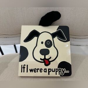 NWT Jellycat lf I Were A Puppy Book Interactive Dog-Theme